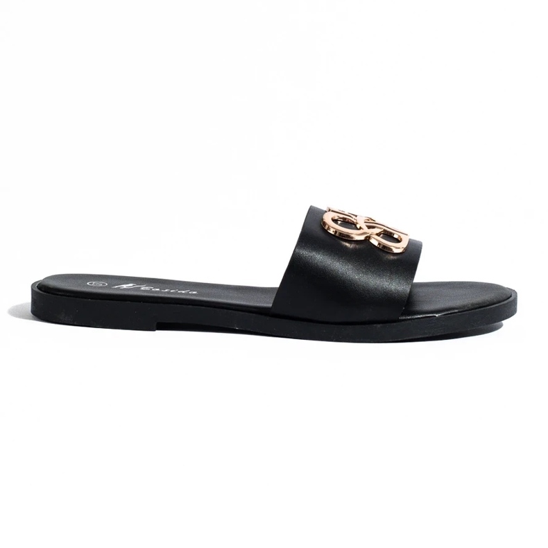 Pantofole Shelovet nere classiche da donna nero