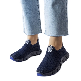 Sneaker slip-on sportive blu navy di Obenor