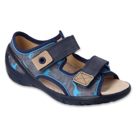 Scarpe per bambini Befado pu 065X187 grigio