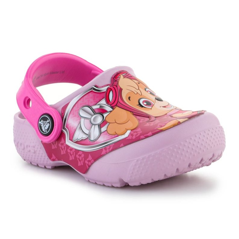Zoccoli Crocs Fl Paw Patrol Patch Cg T 207487-6GD rosa