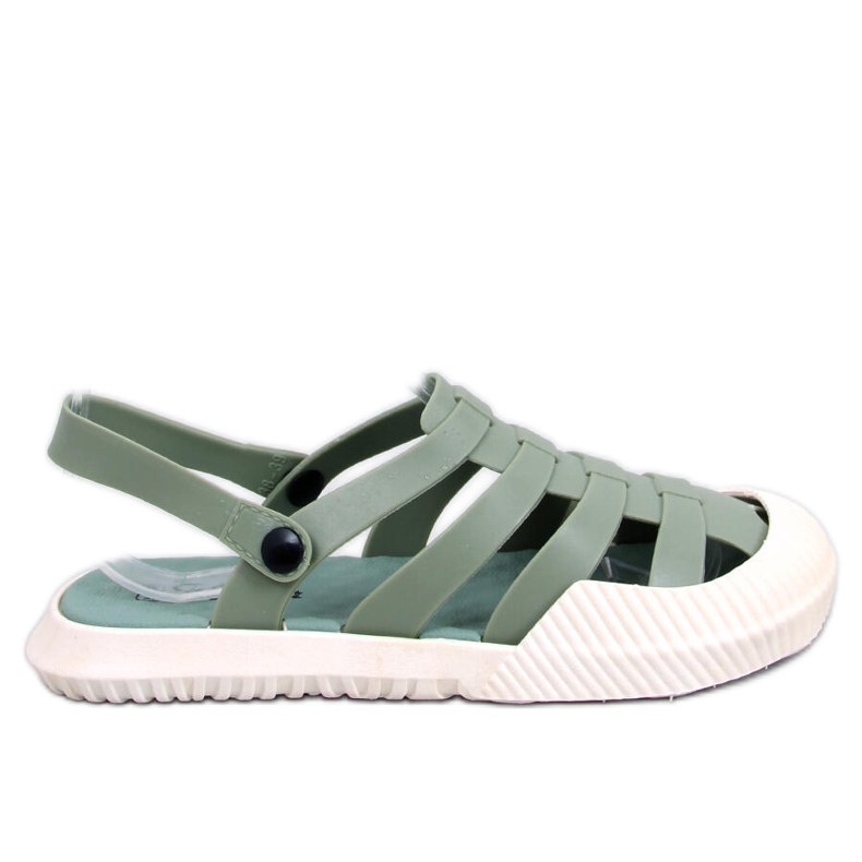 Sandali in gomma da donna Sammy Green verde