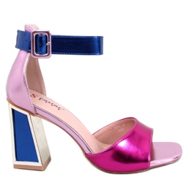 Seastar Sandali con tacco geometrico di Marshmello Rose rosa