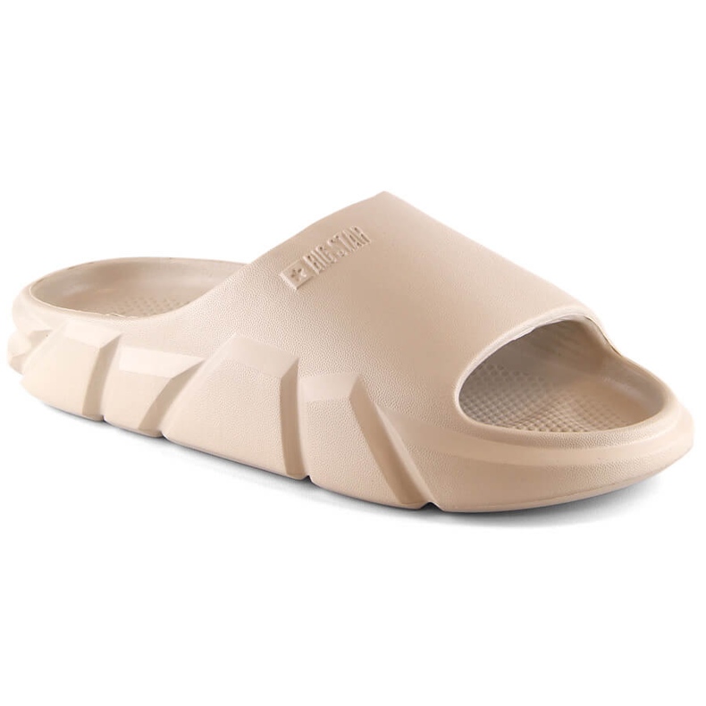 Pantofole da donna beige sulla piattaforma Big Star LL274593