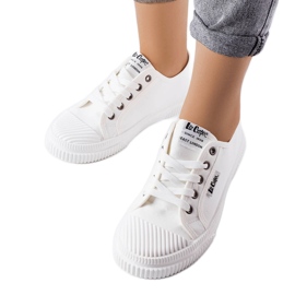Sneakers bianche Lee Cooper LCW-23-44-1613L bianco