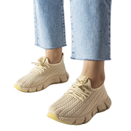 Sneaker sportive beige chiaro di Élodie