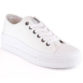 Sneakers sulla piattaforma Big Star W INT1874B bianco