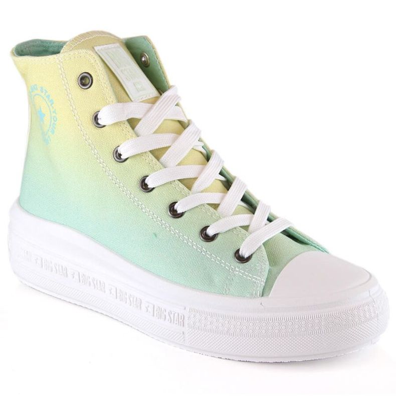 Sneakers alla caviglia con plateau Big Star W INT1877A multicolor multicolore