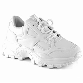 Scarpe sportive sulla piattaforma eVento W EVE425C bianche bianco