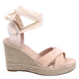BM Espadrillas con zeppa Ronny Beige