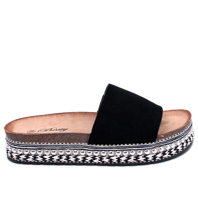 BM Sandali decorati Donnie Black nero