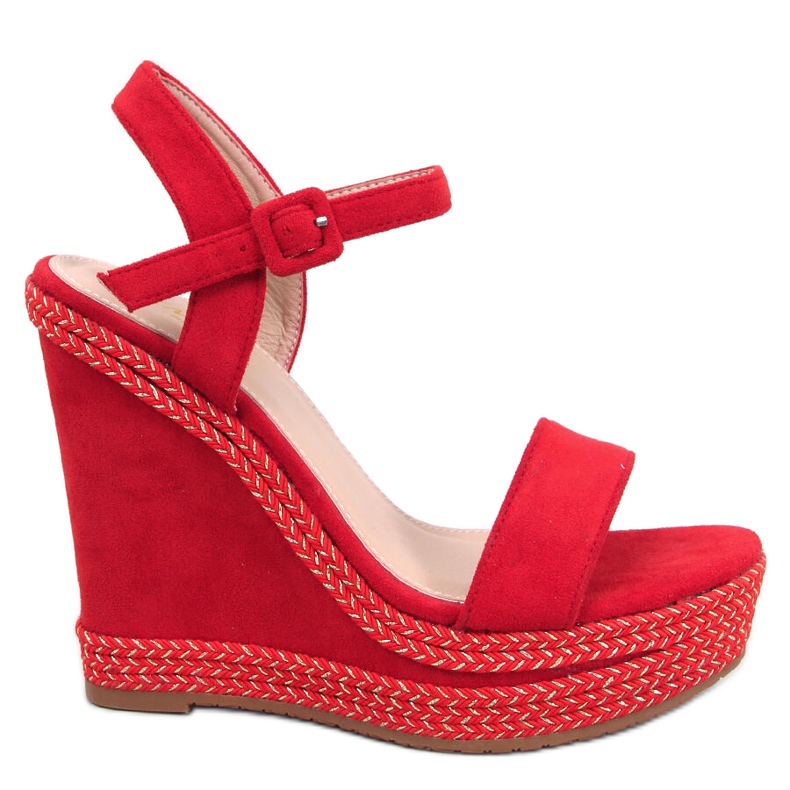 BM Sandali con zeppa Wexler DK.RED rosso