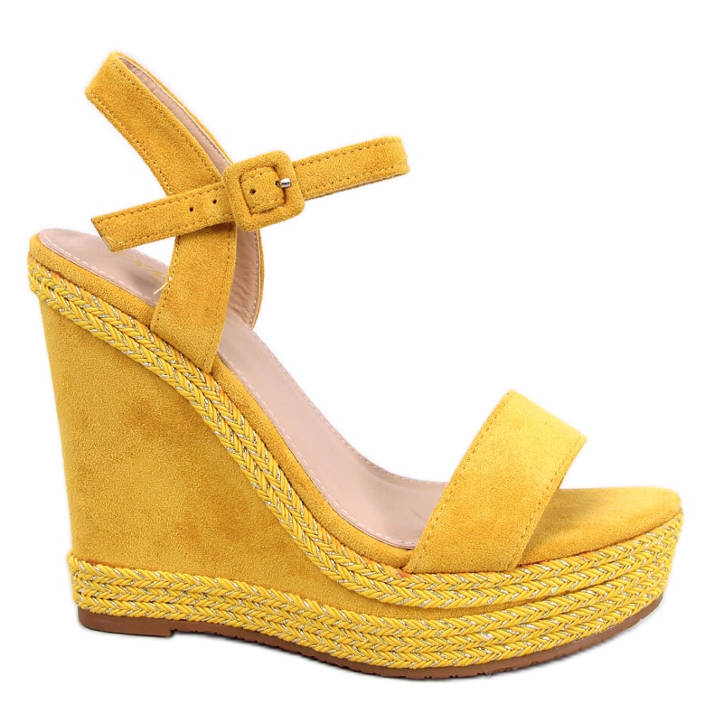 BM Wexler Sandali con zeppa gialli giallo