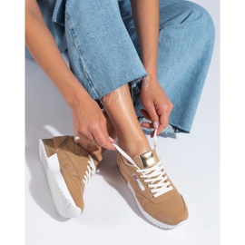 Scarpe sportive beige da donna Shelovet