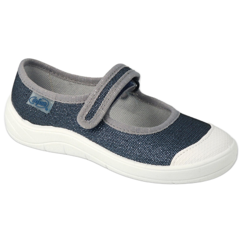 Pantofole per bambini Befado 208X048 blu navy