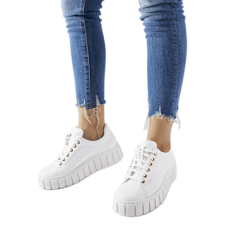 Scarpe da ginnastica sportive bianca