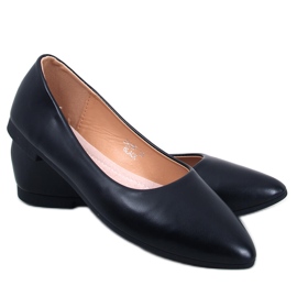 BM Ballerine Trento con soletta in pelle nera nero