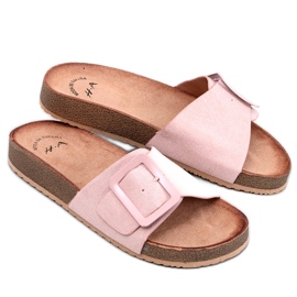Sandali Darke Rosa con fibbia
