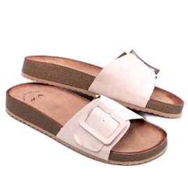 Sandali Darke Beis con fibbia beige