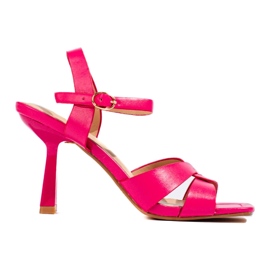 Sandalo a blocchi Shelovet fucsia rosa