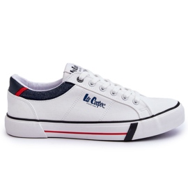 Scarpe da ginnastica Lee Cooper LCW-23-31-1835M da uomo bianche bianco