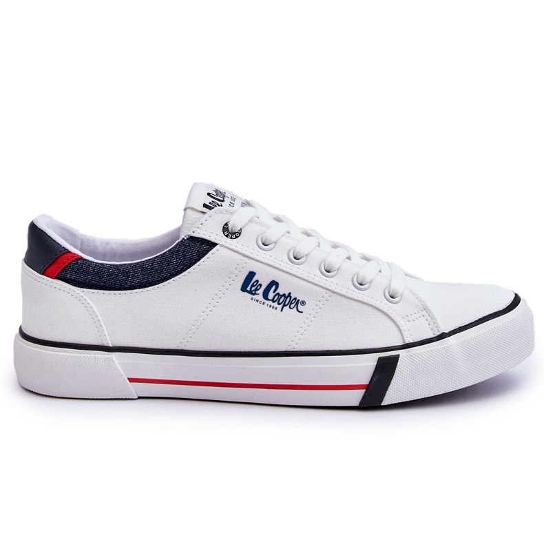 Scarpe da ginnastica Lee Cooper LCW-23-31-1835M da uomo bianche bianca