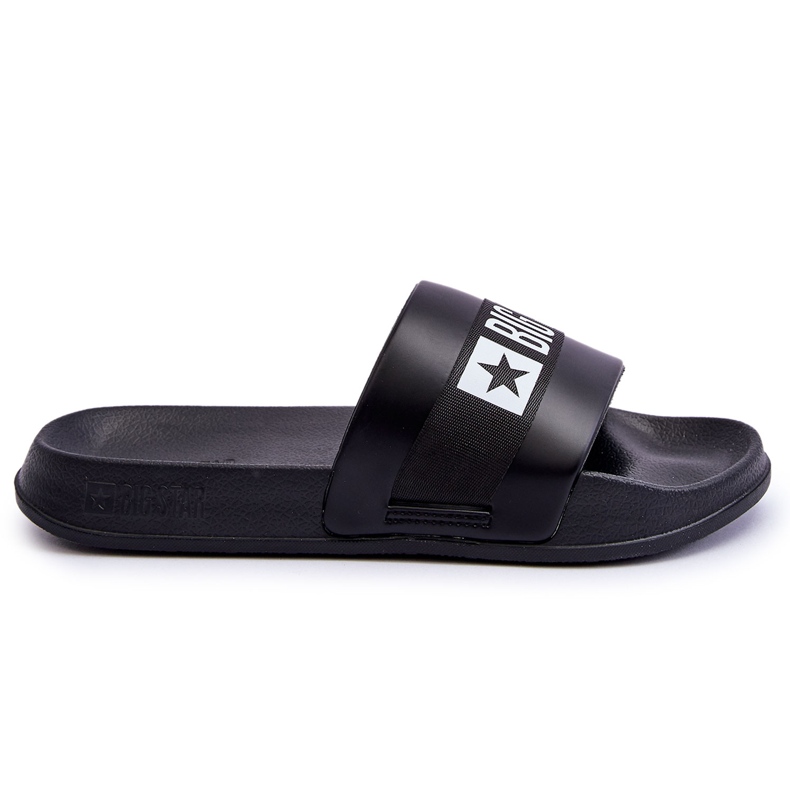 Pantofole da uomo Classic Big Star LL174457 nere nero