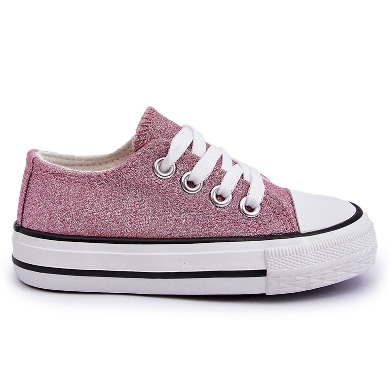 Sneakers Stringate da Bambino Rosa Sporco Wella
