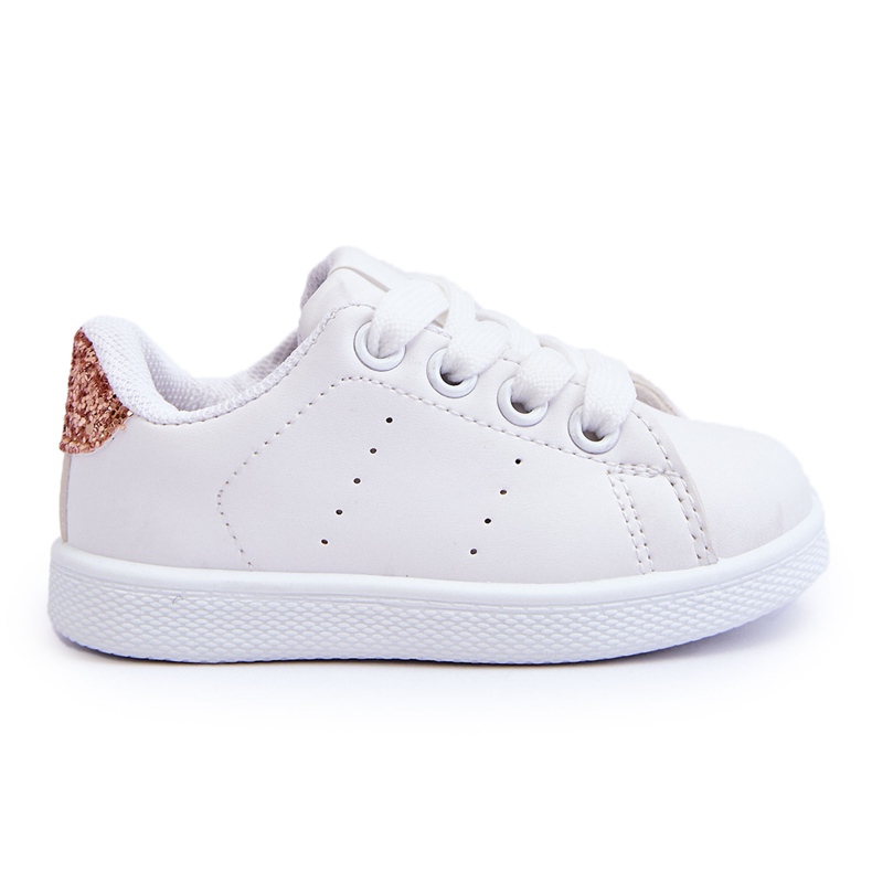 FR1 Scarpe Sportive da Bambino Bianco e Oro Rosa Lucido bianca