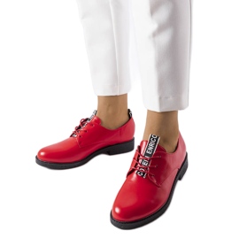 Scarpe basse rosse LS5379 Rosso