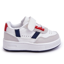 Scarpe sportive per bambini classiche Marlin bianco e rosso