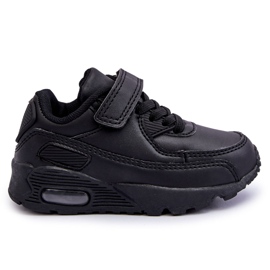 FR1 Sneakers con plateau in pelle per bambini Lori nere nero