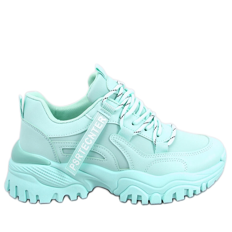 Scarpe da ginnastica con plateau Bains Verde