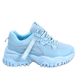 Scarpe da ginnastica con plateau Bains Blu