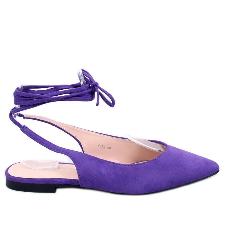 Dentoni Ballerine stringate viola