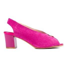 Sandali da donna con tacco alto Shelovet rosa