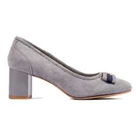 Décolleté Shelovet grigie da donna grigio