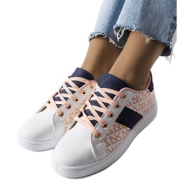 Inna Sneakers bianche con inserti colorati di Kessla bianca