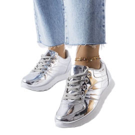 Sneakers argento Quessy