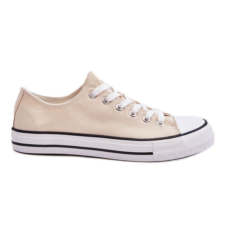 FR1 Sneakers Classiche Basse da Donna Vegas Beige Chiaro