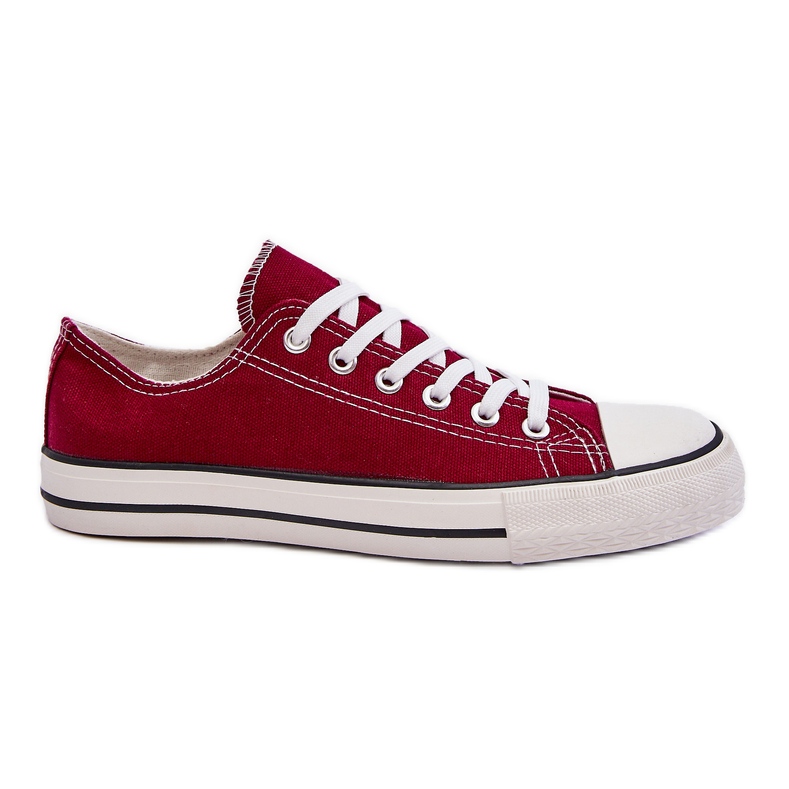 FR1 Sneakers basse classiche da donna Bordeaux Vegas rosso