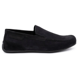 Polbut Mocassini uomo in pelle 2105 nabuk nero
