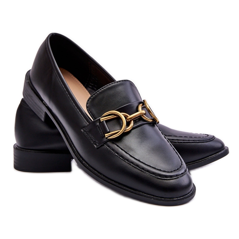 WS1 Mocassini da donna classici neri Lorien nero