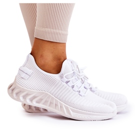 Scarpe sportive da donna, Materiale, Bianco