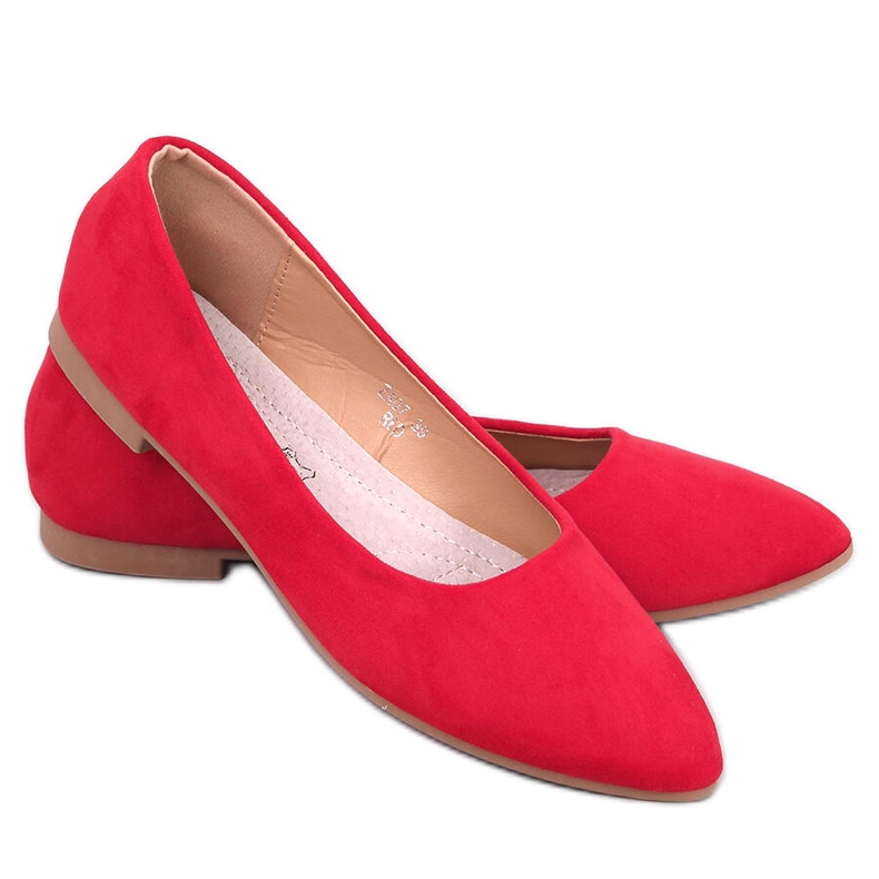 Seastar Keys Ballerine con soletta in pelle rossa rosso