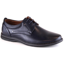 Scarpe stringate eleganti da uomo blu navy News 4092
