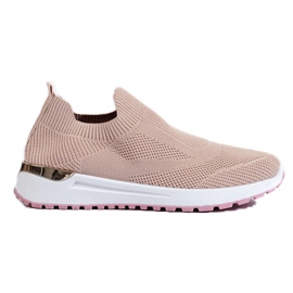 Sneakers con zeppa rosa Shelovet