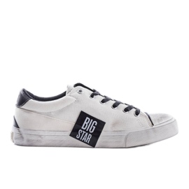 Sneakers bianche con abrasioni Big Star JJ174248 bianca