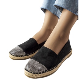 Inna Mocassini espadrillas di colore nero di Magali