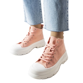 Inna Sneaker alta Saverio rosa