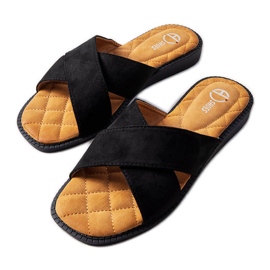 Pantofole nere Tiana nero